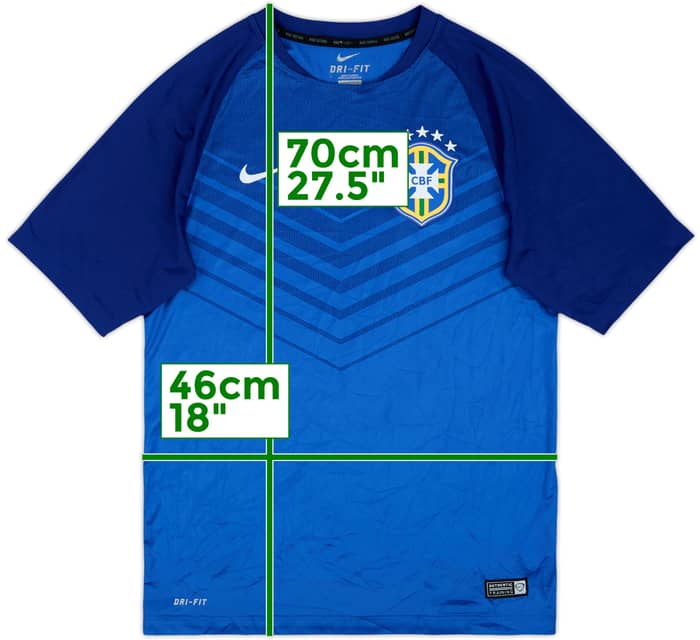 2014-15 Brazil Nike Training Shirt - 6/10 - (M)