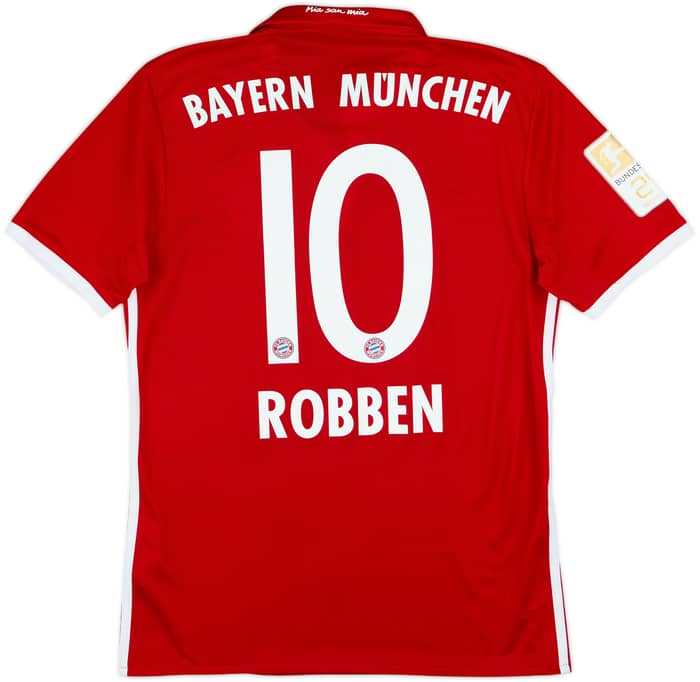 2016-17 Bayern Munich Home Shirt Robben #10 - 8/10 - (S)
