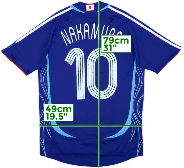 2006-08 Japan Home Shirt Nakamura #10 - 5/10 - (S)