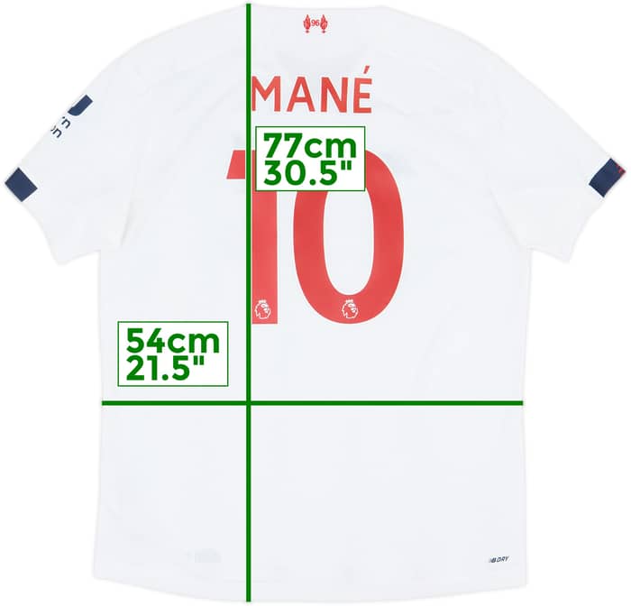 2019-20 Liverpool Away Shirt Mane #10 - 8/10 - (XL)