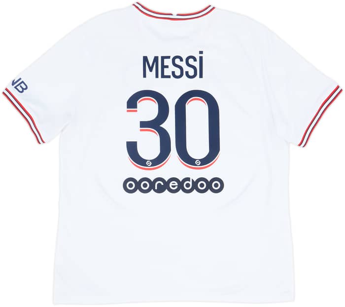 2021-22 Paris Saint-Germain Fourth Shirt Messi #30 - 8/10 - (XL)