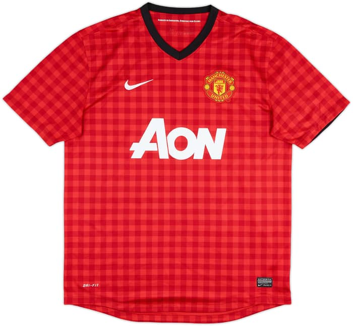 2012-13 Manchester United Home Shirt Carrick #16 - 7/10 - (L)