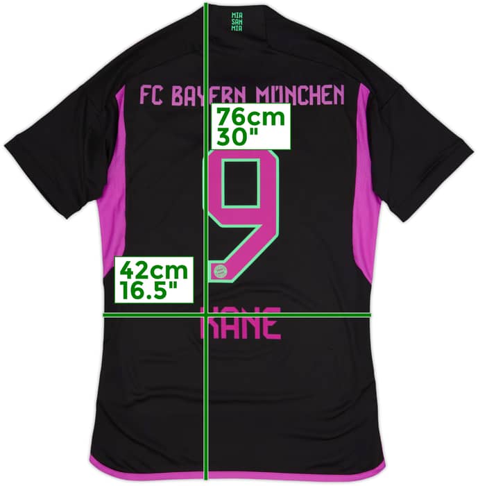 2023-24 Bayern Munich Away Shirt Kane #9 - 8/10 - (S)