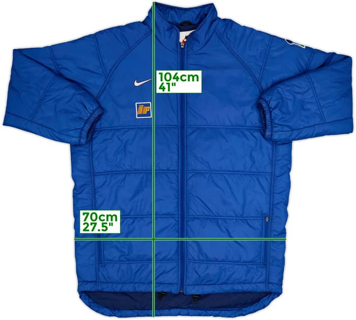 1998-99 Italy Nike Player Issue Padded Bench Coat - 9/10 - (L)
