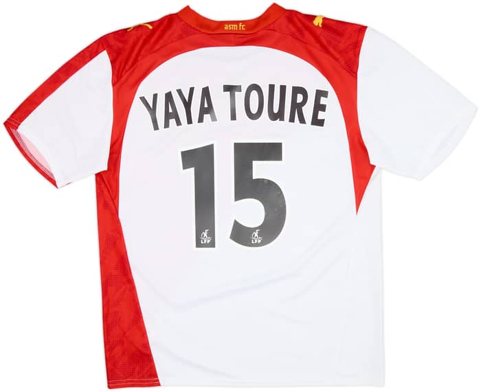 2006-07 Monaco Home Shirt Yaya Toure #15 - 7/10 - (XL.Boys)