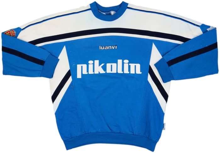 1999-00 Real Zaragoza Luanvi Sweat Top - 4/10 - (L)