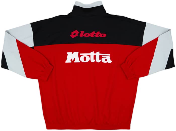 1993-94 AC Milan Lotto 1/4 Zip Track Jacket - 8/10 - (XL)