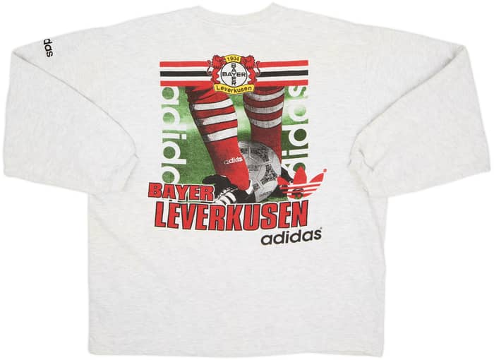 1996-97 Bayer Leverkusen adidas Sweat Top - 6/10 - (L)
