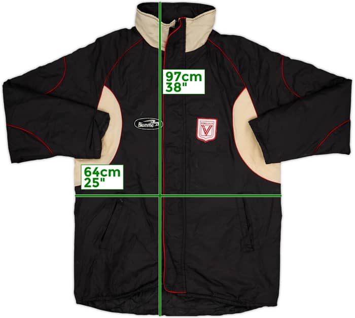 2002-03 Vicenza Player Issue Biemme Padded Bench Coat - 5/10 - (XXL)