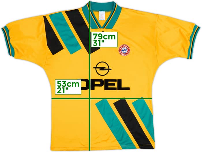 1993-96 Bayern Munich Away Shirt - 8/10 - (L)