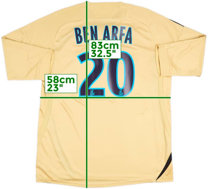 2008-09 Olympique Marseille Third Shirt Ben Arfa #20 - 6/10 - (XL)