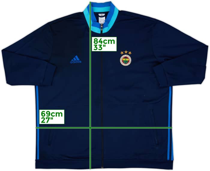 2015-16 Fenerbahce adidas Track Jacket - 8/10 - (3XL)