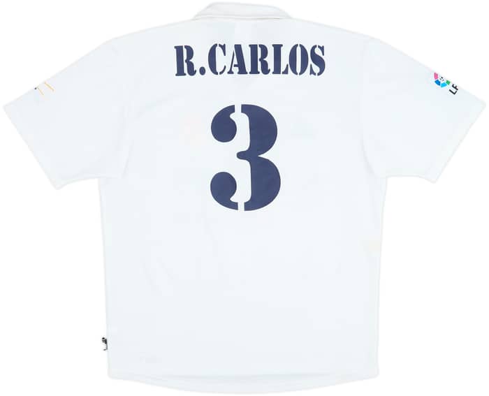 2002-03 Real Madrid Centenary Home Shirt R.Carlos #3 - 5/10 - (M)
