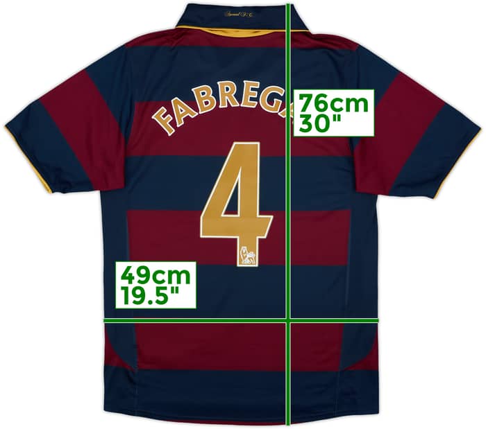 2007-08 Arsenal Third Shirt Fabregas #4 - 6/10 - (S)