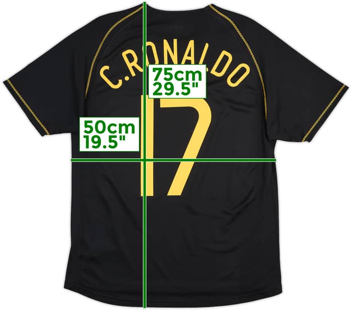2006-07 Portugal Away Shirt C.Ronaldo #17 - 7/10 - (M)