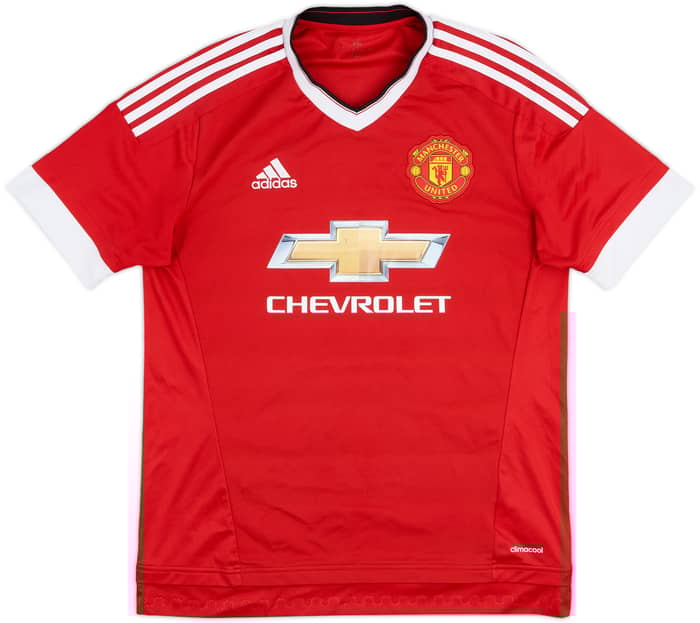 2015-16 Manchester United Home Shirt Carrick #16 - 6/10 - (M)