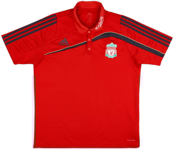 2009-10 Liverpool adidas Polo Shirt - 8/10 - (L)