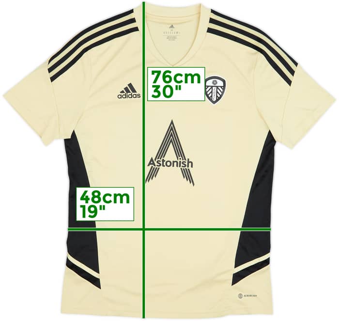 2022-23 Leeds adidas Training Shirt - 8/10 - (M)