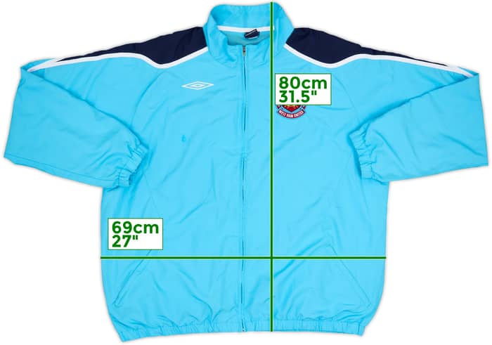 2009-10 West Ham Umbro Track Jacket - 9/10 - (3XL)