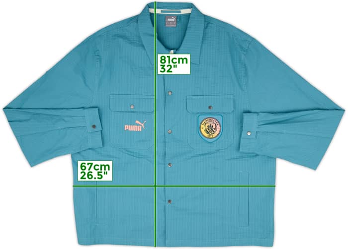 2024-25 Manchester City Puma 'Definitely Maybe' Coach Jacket - 10/10 - (XL)