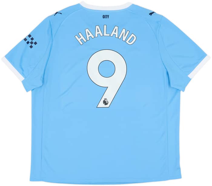 2025-26 Manchester City Home Shirt Haaland #9 - 8/10 - (XXL)