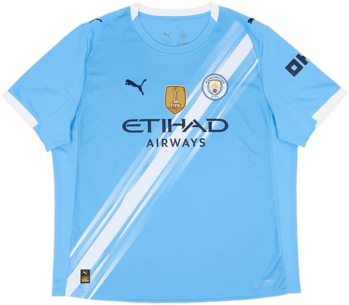 2025-26 Manchester City Home Shirt Haaland #9 - 8/10 - (XXL)