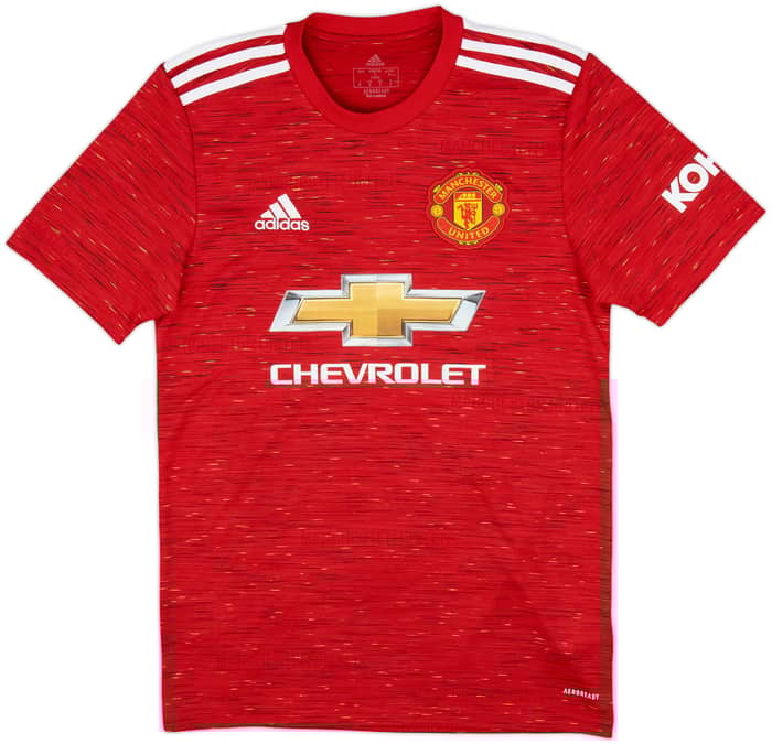 2020-21 Manchester United Home Shirt B.Fernandes #18 - 9/10 - (S)