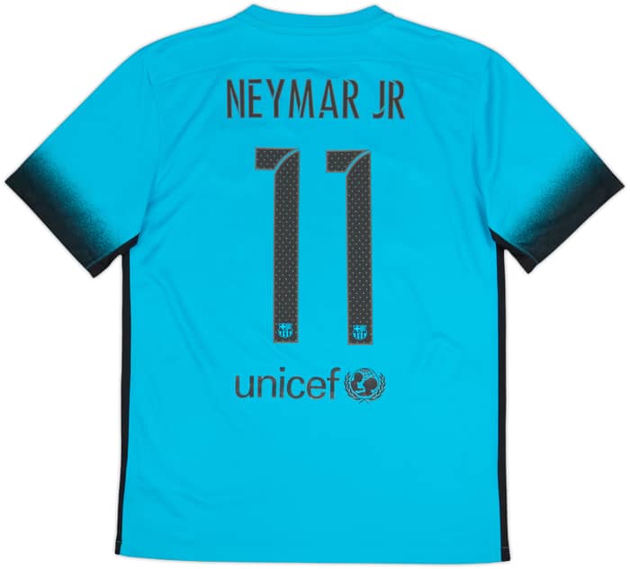 2015-16 Barcelona Third Shirt Neymar Jr #11 - 7/10 - (M)