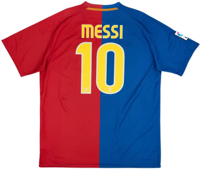 2008-09 Barcelona Home Shirt Messi #10 - 5/10 - (XL)