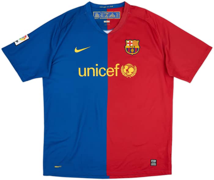 2008-09 Barcelona Home Shirt Messi #10 - 5/10 - (XL)