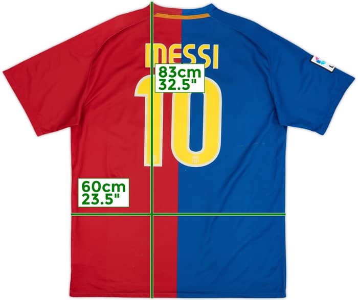 2008-09 Barcelona Home Shirt Messi #10 - 5/10 - (XL)