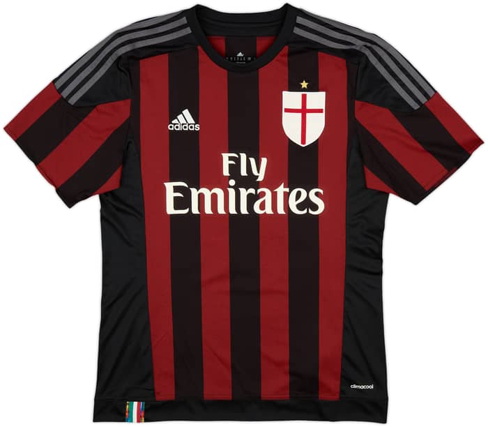 2015-16 AC Milan Home Shirt Balotelli #45 - 10/10 - (M)