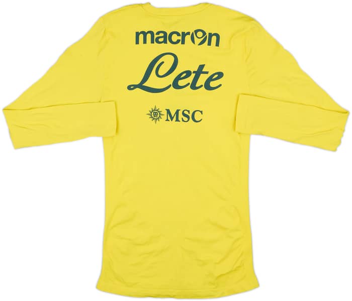2010-11 Napoli Macron Compression L/S Shirt - 8/10 - (XXL/3XL)