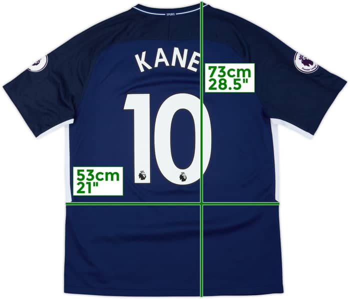 2017-18 Tottenham Away Shirt Kane #10 - 8/10 - (L)