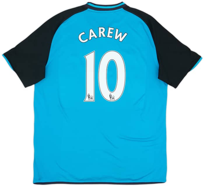 2008-09 Aston Villa Away Shirt Carew #10 - 7/10 - (XL)