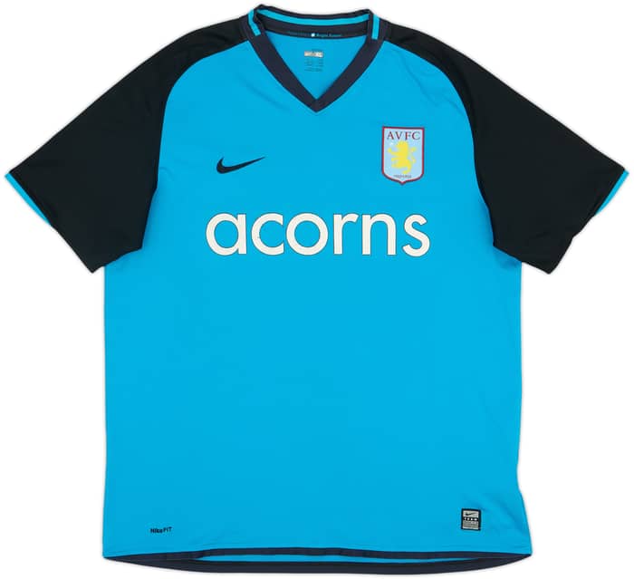 2008-09 Aston Villa Away Shirt Carew #10 - 7/10 - (XL)