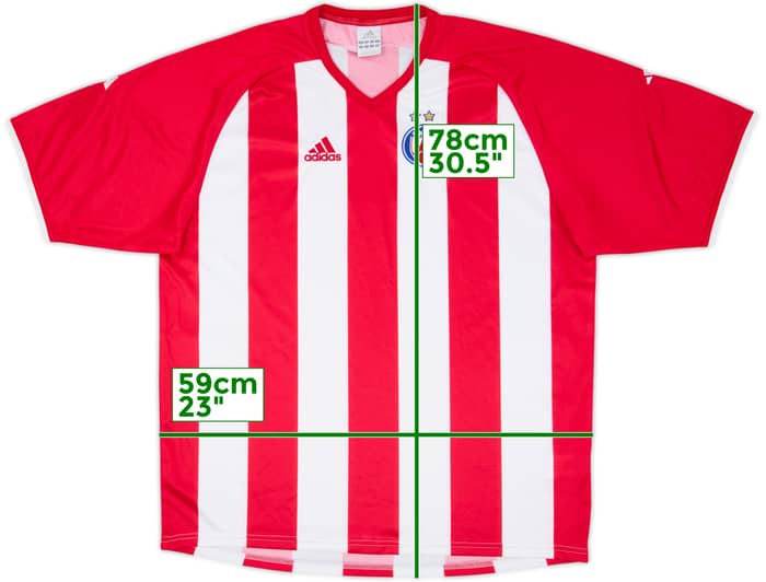 2003-04 Red Star Belgrade Home Shirt - 9/10 - (XL)