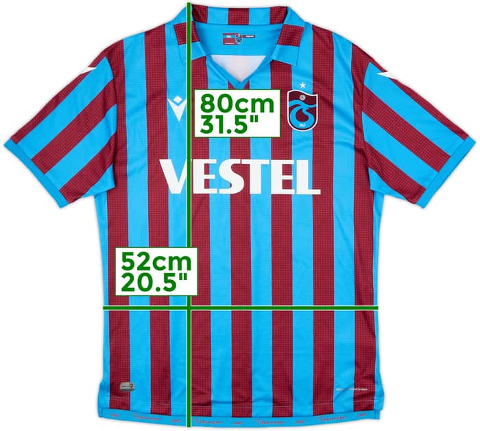 2021-22 Trabzonspor Home Shirt #61 - 8/10 - (XXL)