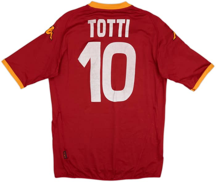 2007-08 Roma Home Shirt Totti #10 - 5/10 - (XXL)