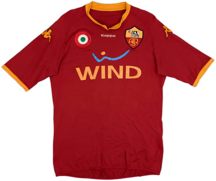 2007-08 Roma Home Shirt Totti #10 - 5/10 - (XXL)