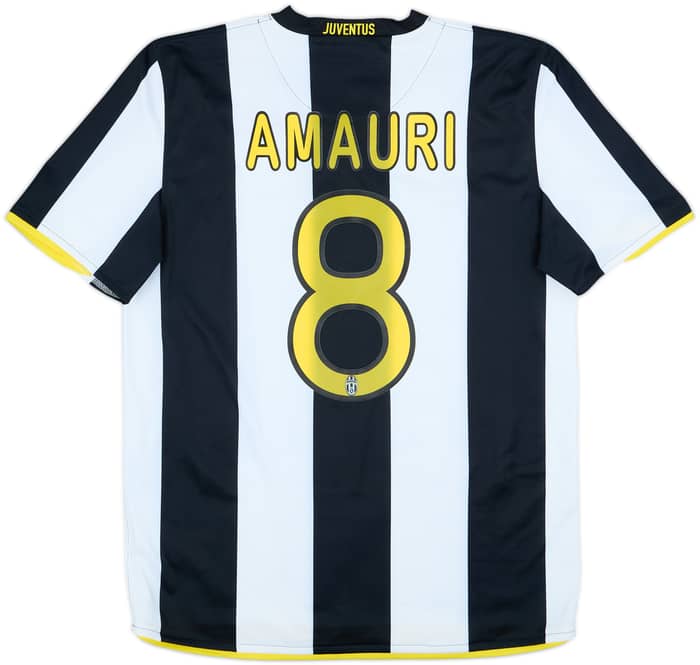 2008-09 Juventus Home Shirt Amauri #8 - 6/10 - (M)