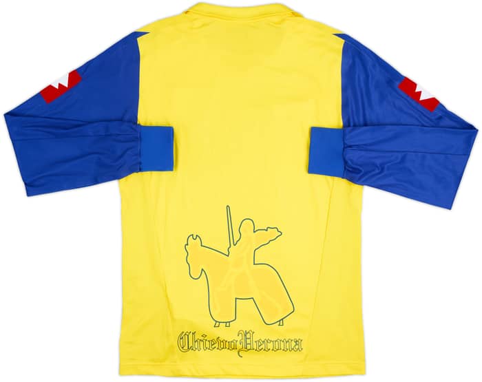 2007-08 Chievo Verona Home L/S Shirt - 8/10 - (S)
