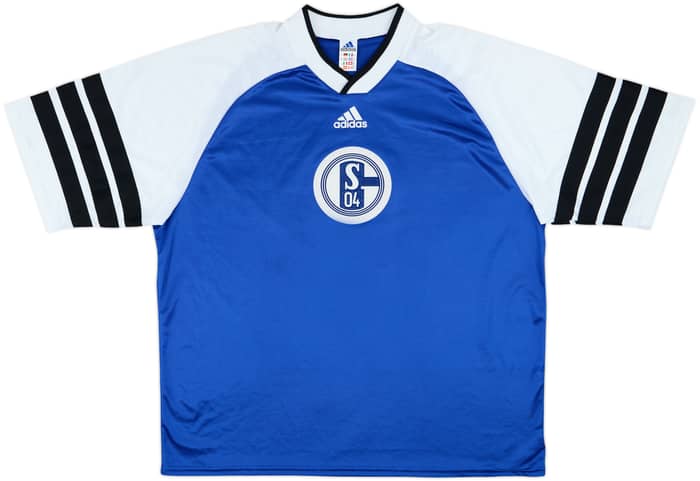 1998-99 Schalke adidas Training Shirt - 8/10 - (XXL)