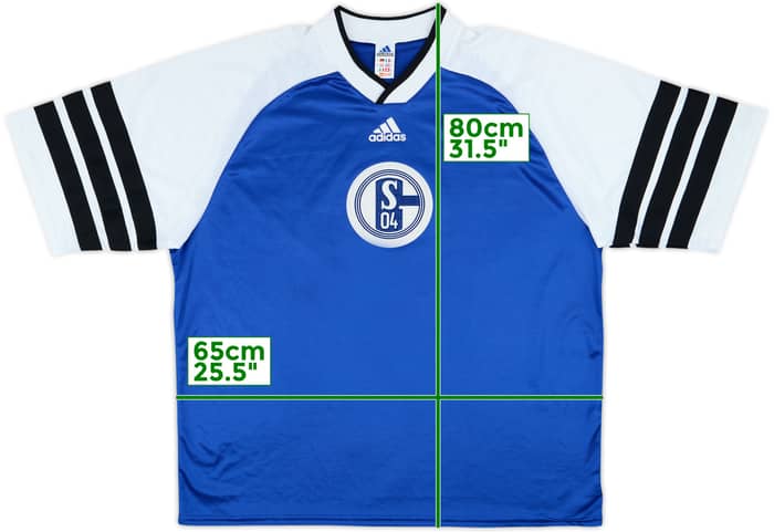 1998-99 Schalke adidas Training Shirt - 8/10 - (XXL)