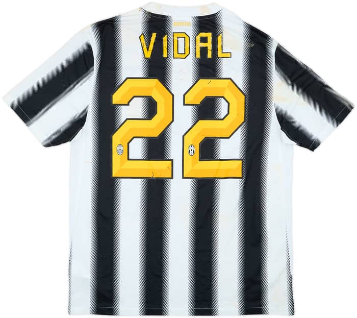 2011-12 Juventus Home Shirt Vidal #22 - 4/10 - (L)