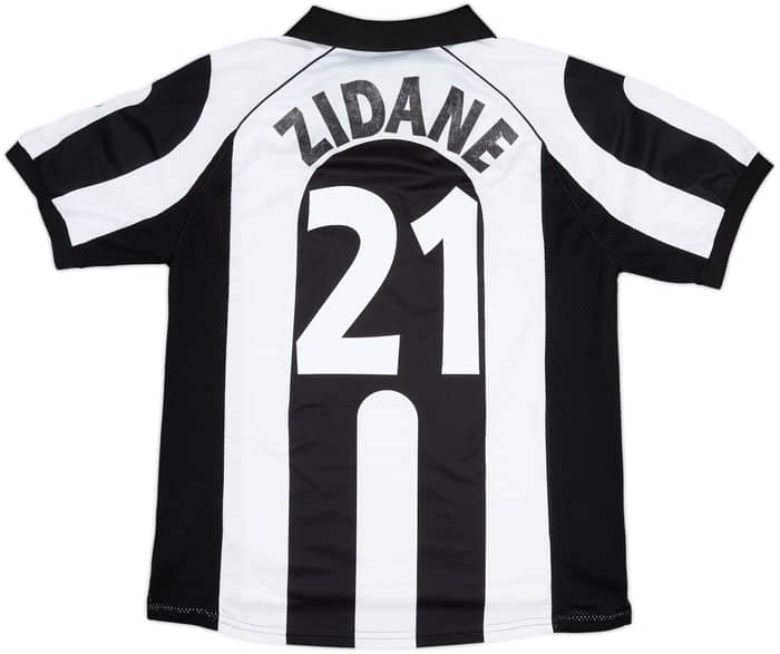 1997-98 Juventus Centenary Home Shirt Zidane #21 - 7/10 - (XL)