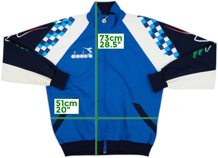 1990 Italy Diadora Track Jacket - 4/10 - (L)