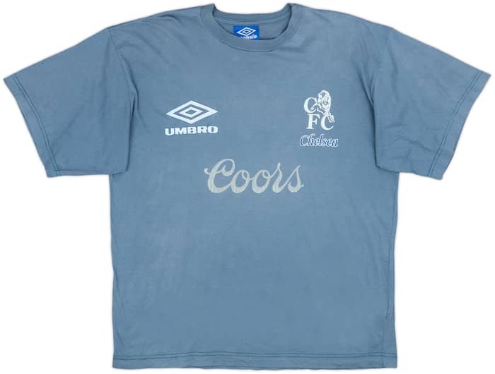 1995-97 Chelsea Umbro Cotton Tee - 8/10 - (XL)