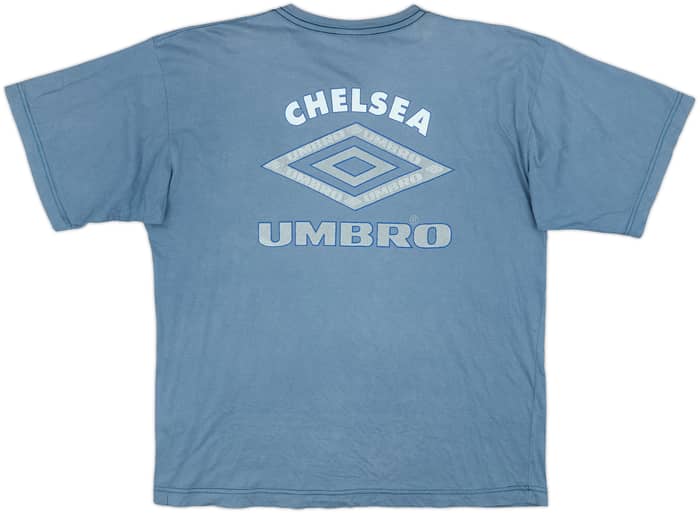 1995-97 Chelsea Umbro Cotton Tee - 8/10 - (XL)