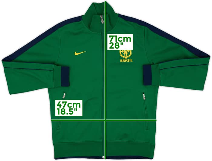 2012-13 Brazil Nike Track Jacket - 10/10 - (M)